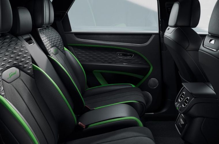 Bentley Bentayga seating side view