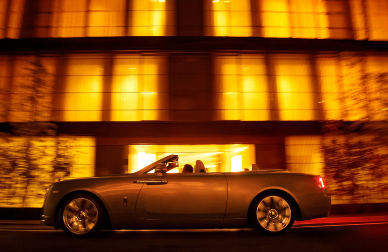 side view of the Rolls Royce Dawn
