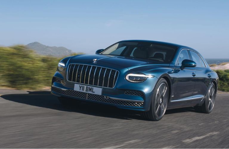 front quarter view of the Bentley Flying Spur