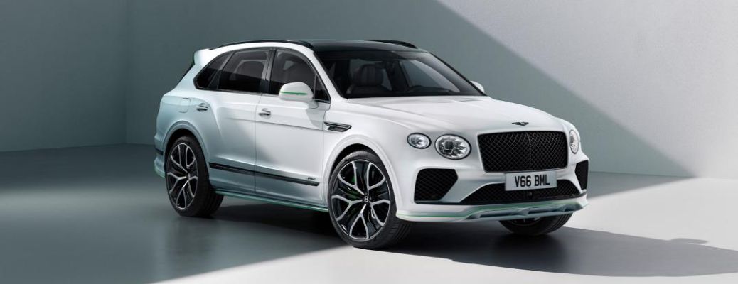 front quarter view of the Bentley Bentagya
