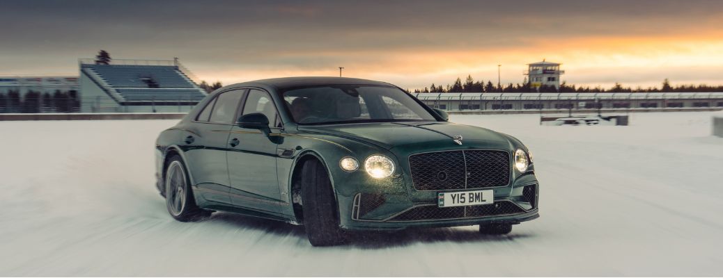 front view of a Bentley Flying Spur