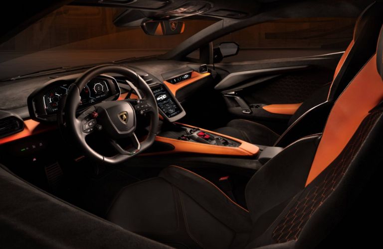 cockpit of Lamborghini Revuelto