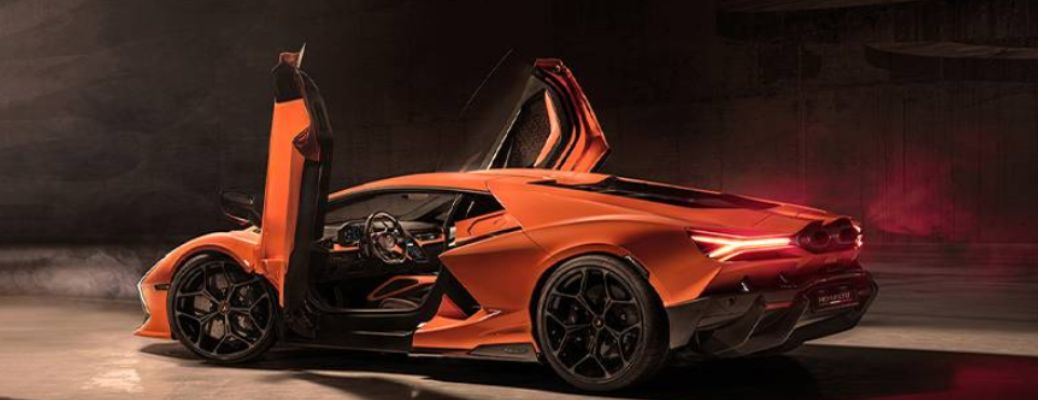 side view of a Lamborghini