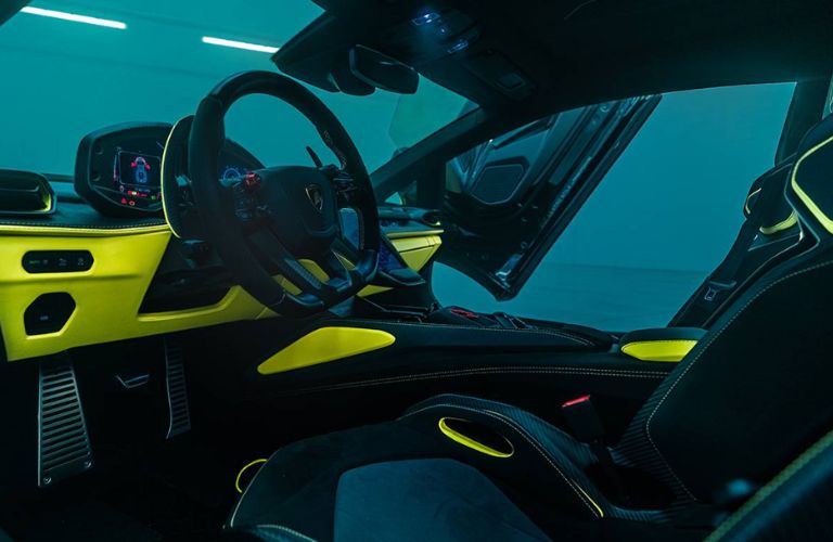 cockpit of the Lamborghini Fenomeno