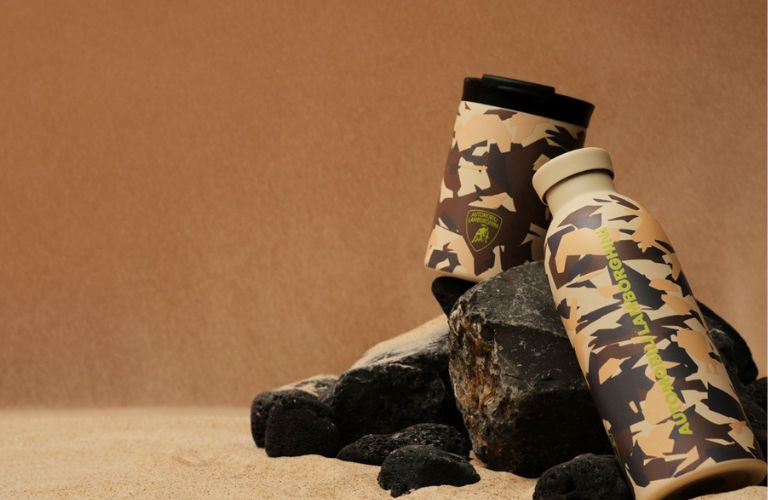 water bottles by Lamborghini