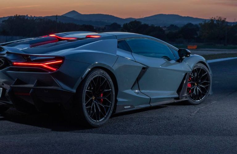 side view of a Lamborghini