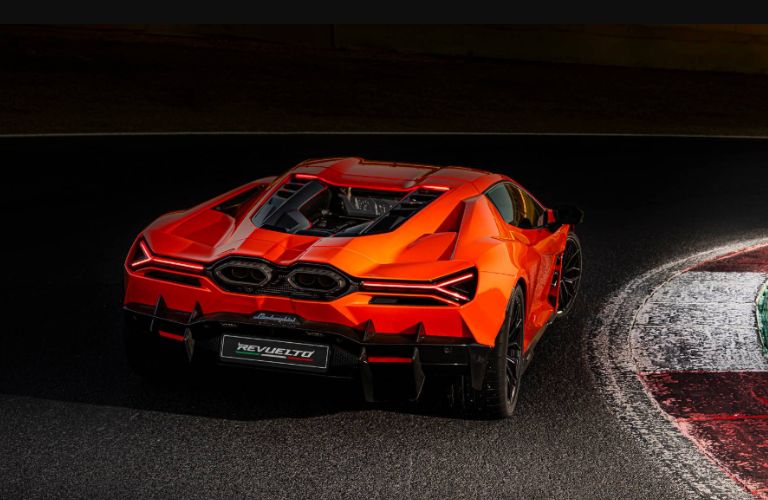 rear view of the 2025 Lamborghini Revuelto