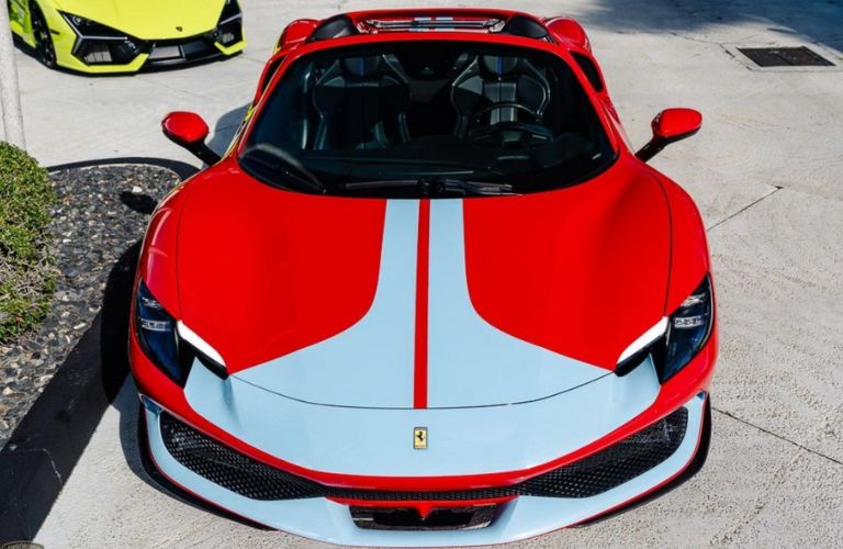 front view of a pre-owned Ferrari