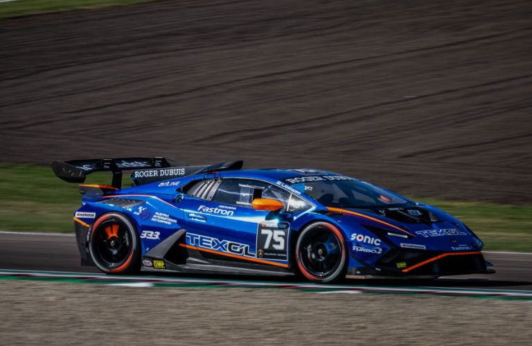 a Lamborghini at the Imola Circuit