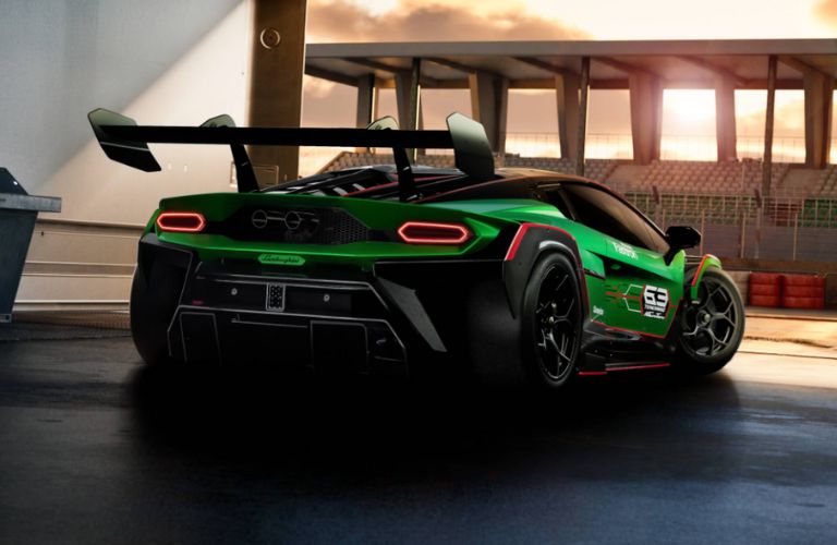rear view of a Lamborghini Temerario Super Trofeo