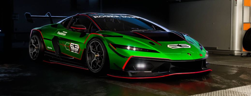 front view of a Lamborghini Temerario Super Trofeo