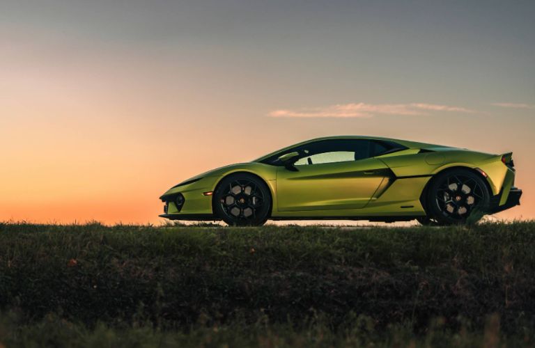 side view of a Lamborghini