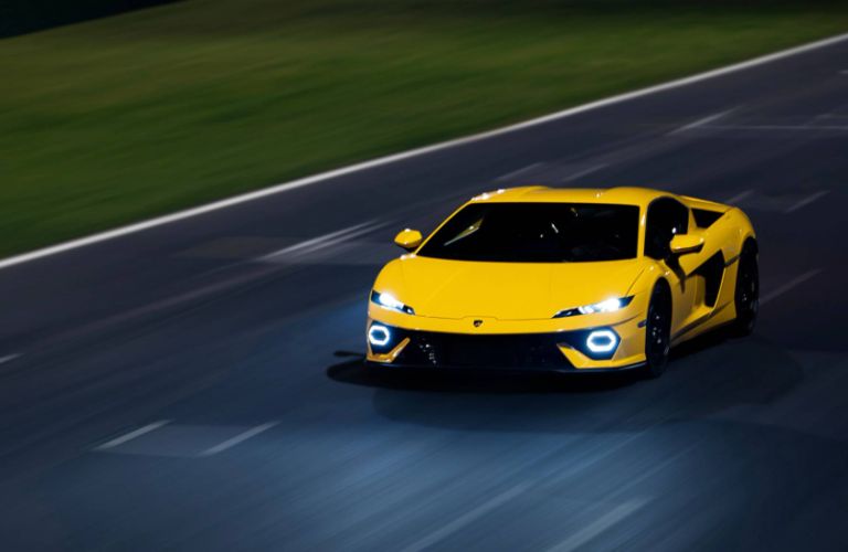 front view of a Lamborghini