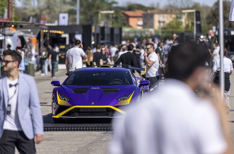 A Lamborghini car