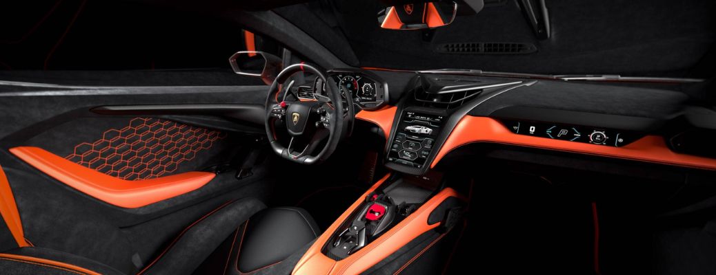 Lamborghini Revuelto interior front dash