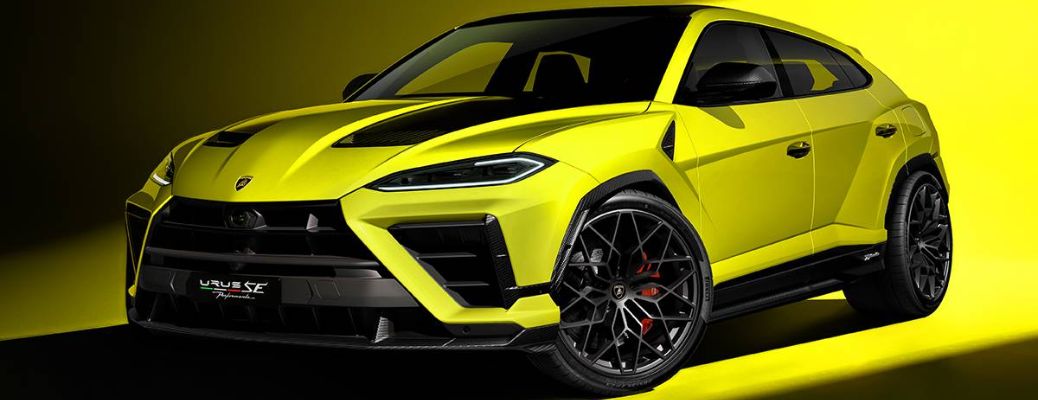 Lamborghini Urus SE Performante exterior front side view