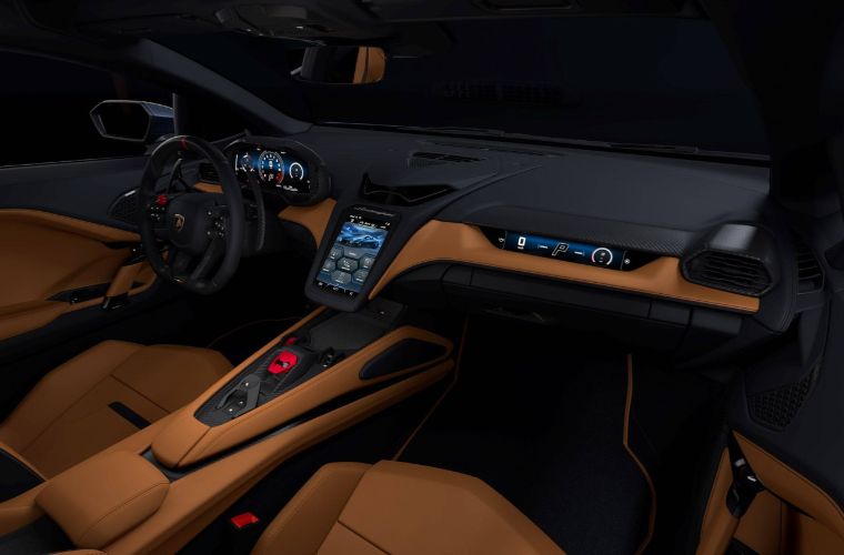 2026 Lamborghini Temerario interior front dash