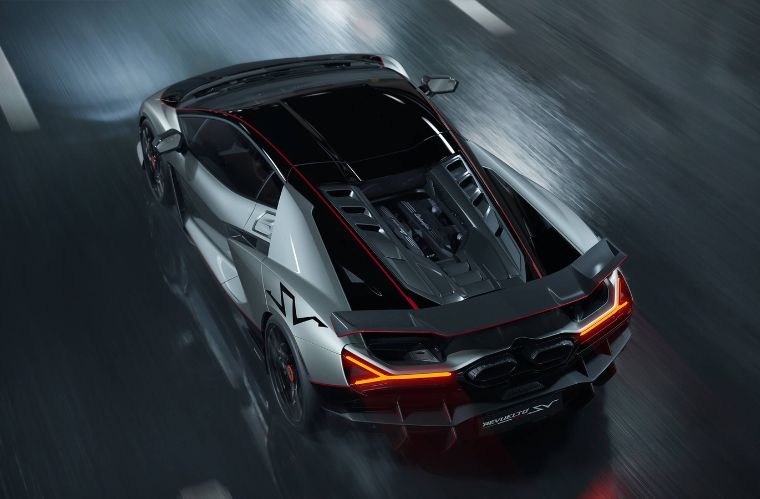 2027 Lamborghini Revuelto SV exterior rear top view
