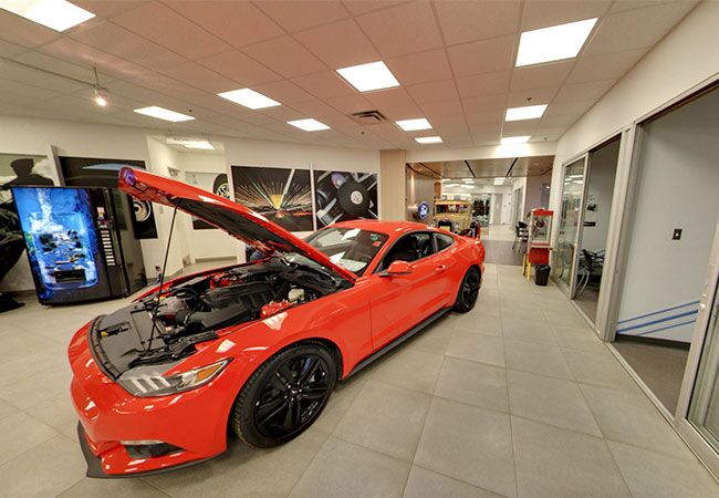 Showroom at our Sherwood Park dealership