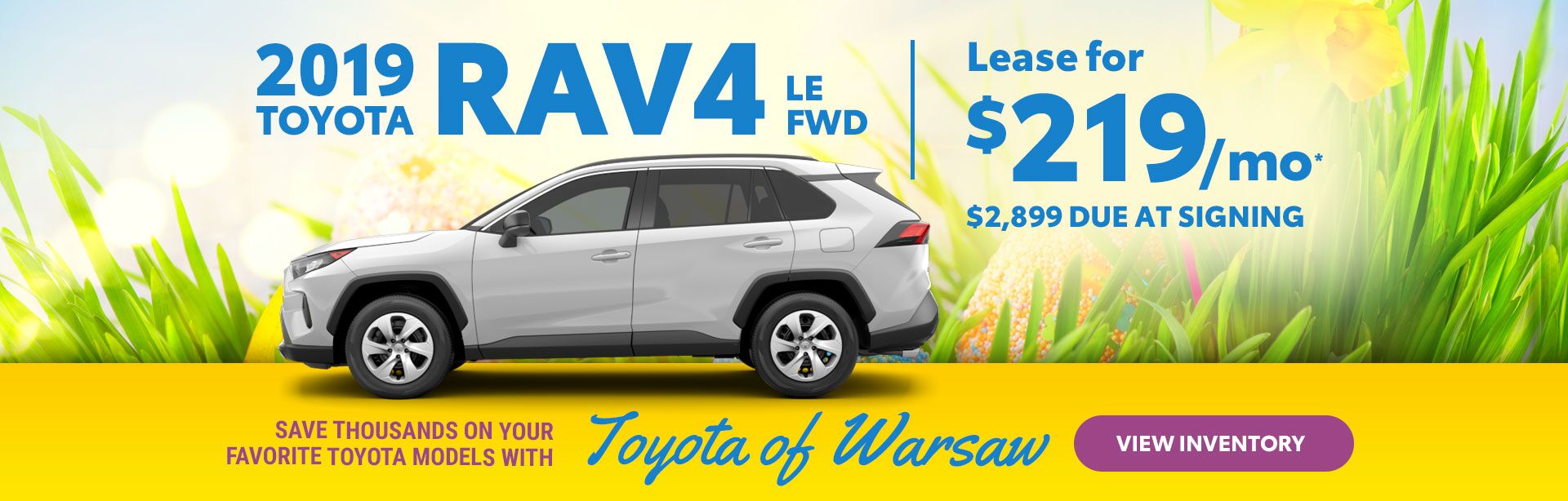 Toyota Dealership Warsaw In Of 2019 Rav4 Le Fwd