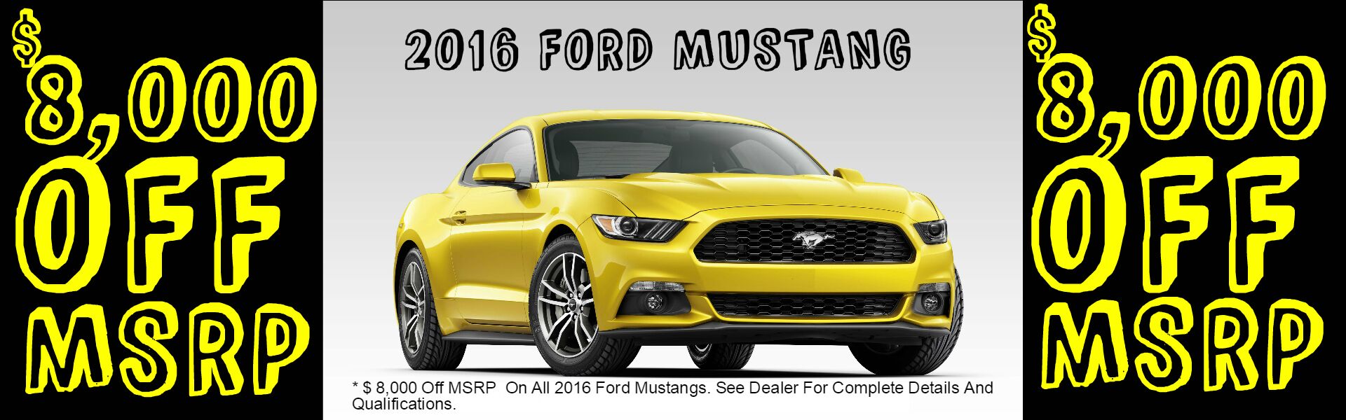 Donnell Ford Mustang Banner November 2016