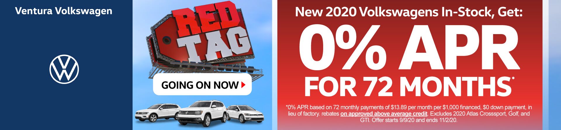 Select New 2019 & 2020 models 0% APR for 72 months Select New 2019 & 2020 models 0% APR for 72 months