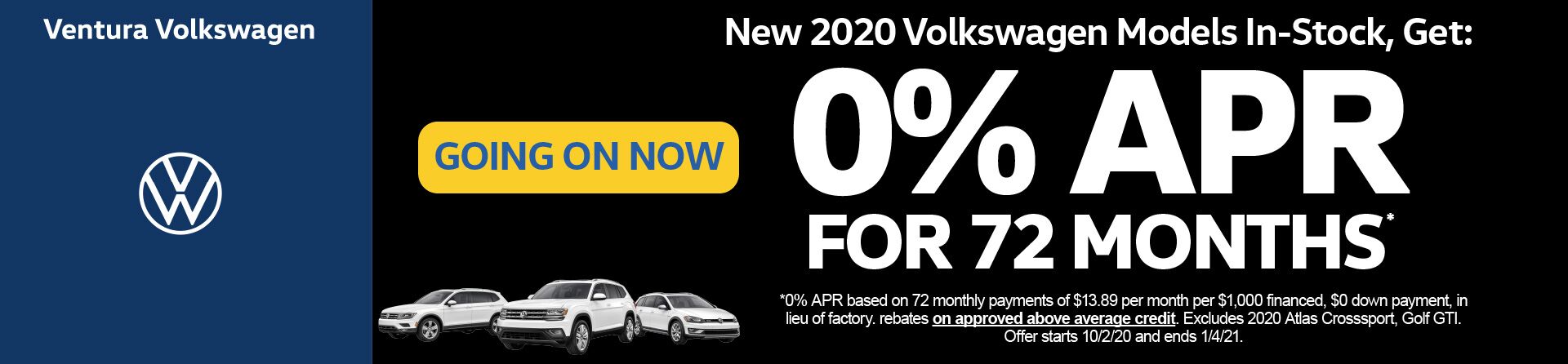 Select New2020 models 0% APR for 72 months Select New2020 models 0% APR for 72 months