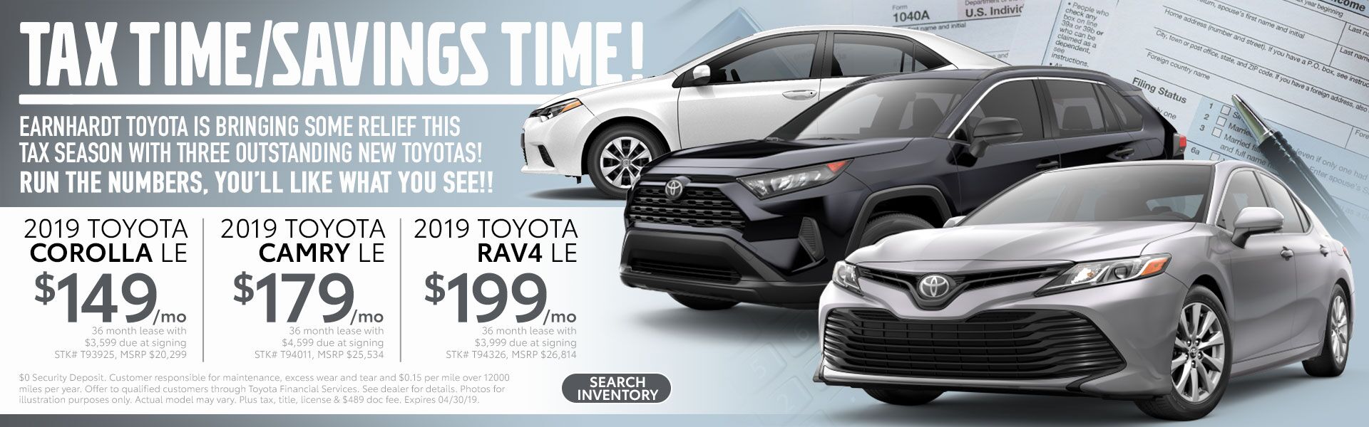Earnhardt Toyota Dealer Mesa Az Serving Phoenix Scottsdale Tempe Triple Lease