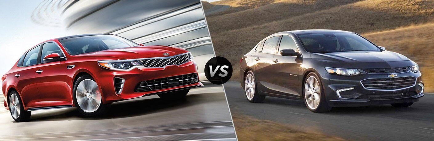 2017 Kia Optima Vs Chevrolet Malibu