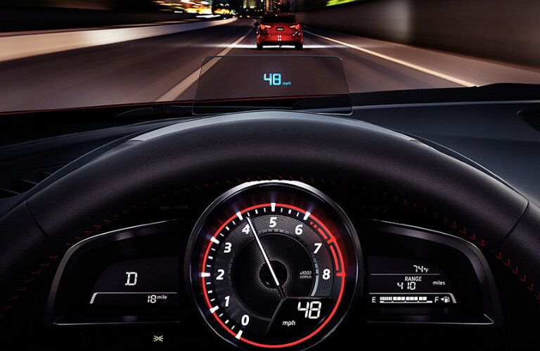 2016 mazda3 5-door hatchback with active driving display