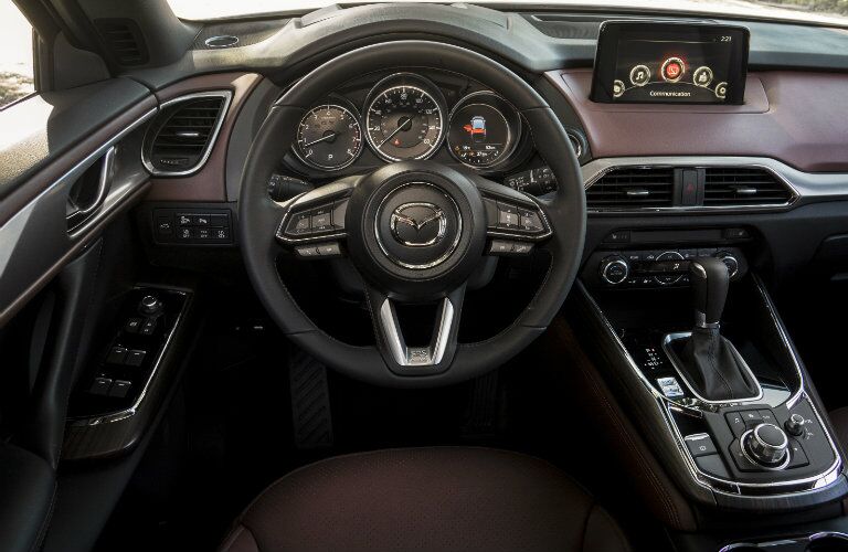 new dashboard interior design in the 2016 mazda cx-9