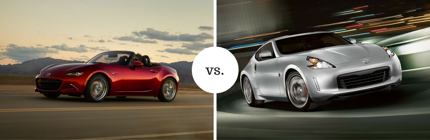2016 Mazda MX-5 Miata vs. 2017 Nissan 370Z