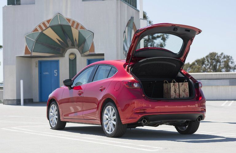 2017 Mazda3 5-door cargo space