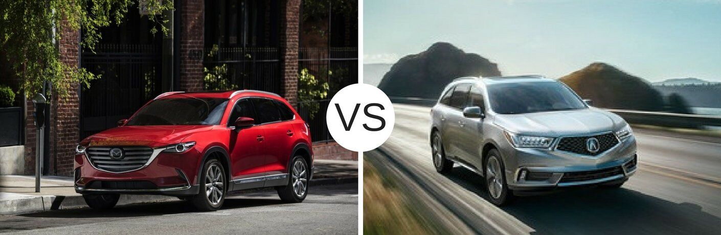 2017 Mazda CX-9 vs 2017 Acura MDX