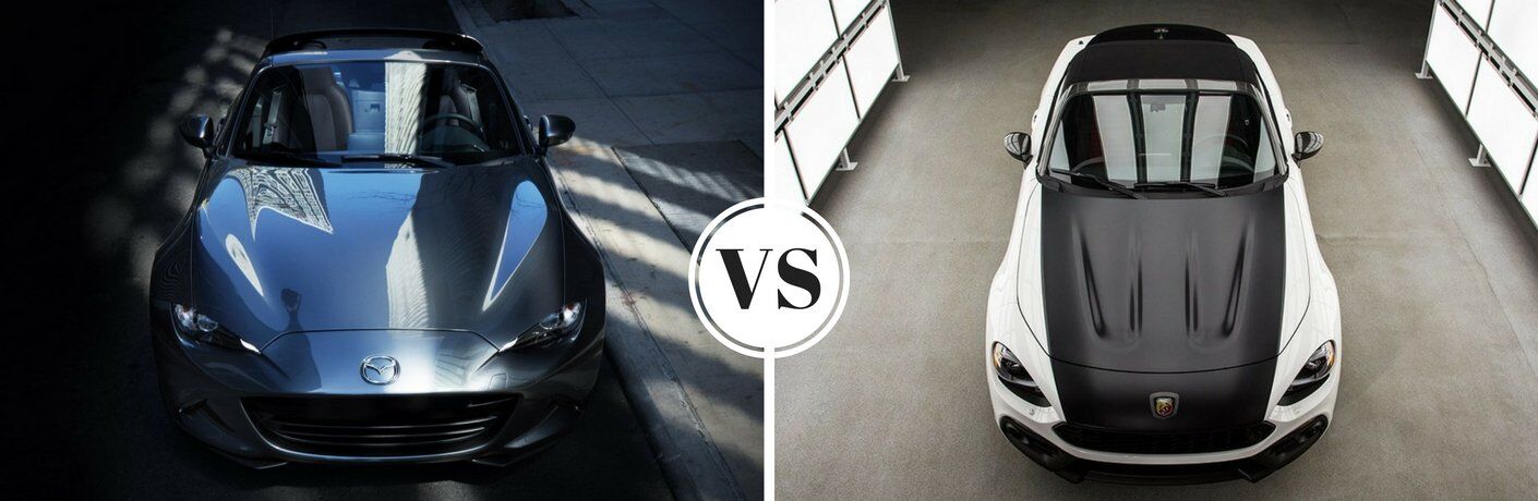 2017 Mazda MX-5 Miata RF  vs 2017 Fiat 124 Spider