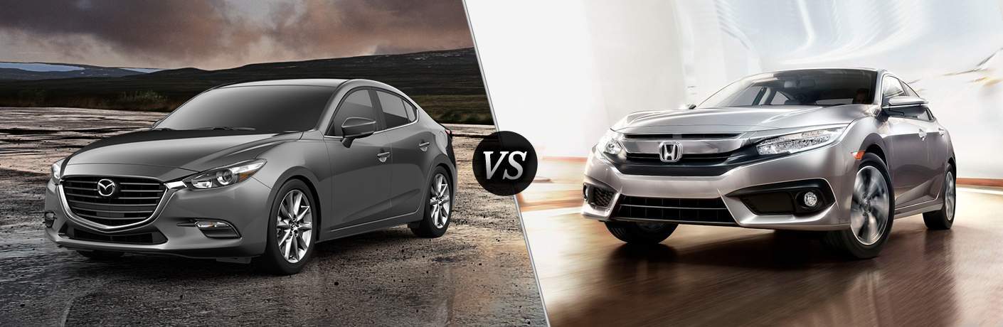 2018 Mazda3 vs 2017 Honda Civic