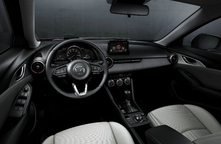 Steering Wheel, Gauges, and Touchscreen of 2018 Mazda6