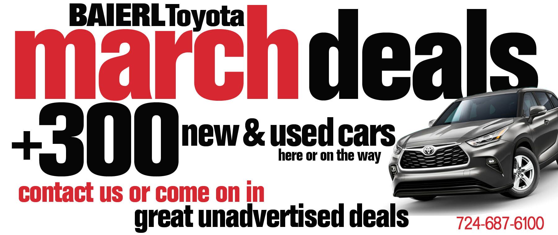 Toyota Dealership Mars PA | Baierl Toyota