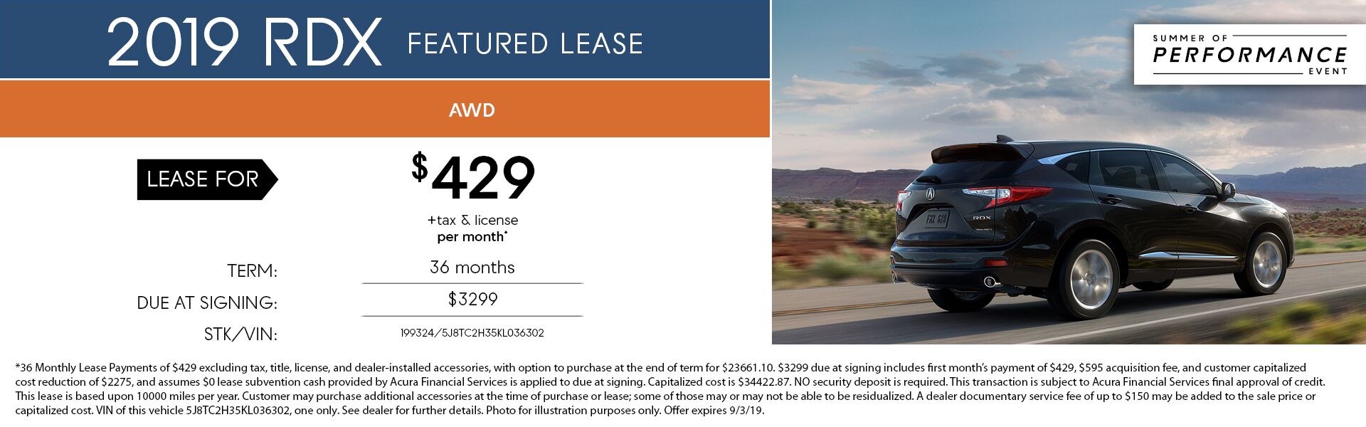 2019 Acura RDX Base 2019 Acura RDX Base