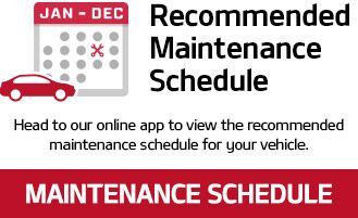 Head to our online app to view the recommended maintenance schedule for your vehicle.