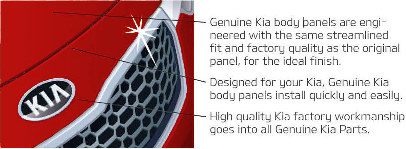 Genuine Kia Body Panels