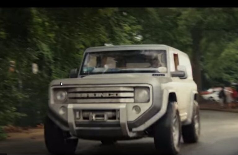 Front view of 2020 Ford Bronco concept