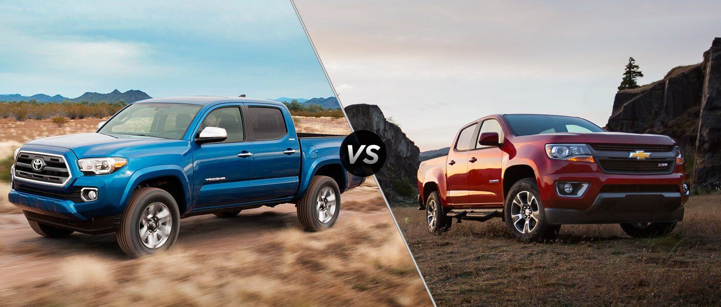 2017 Toyota Tacoma VS Chevy Colorado