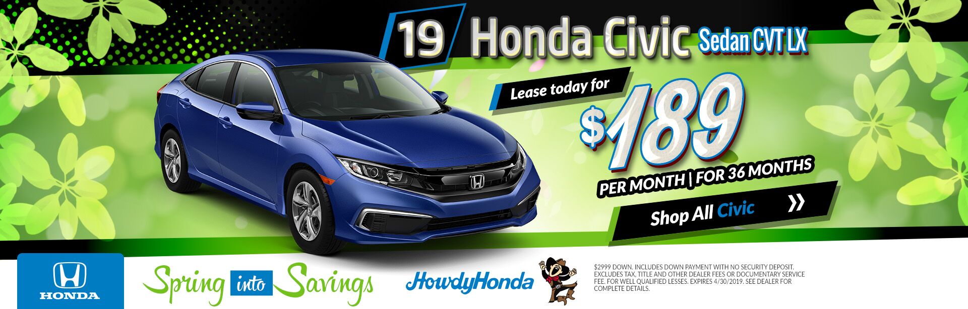 Honda Dealership Austin Tx Used Cars Howdy 2019 Honda Civic