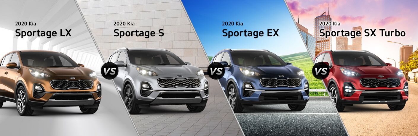 2020 Kia Sportage Trim Comparison
