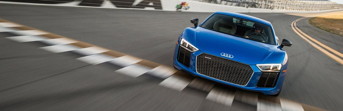 2017 Audi R8 Exterior Front Fascia on Track