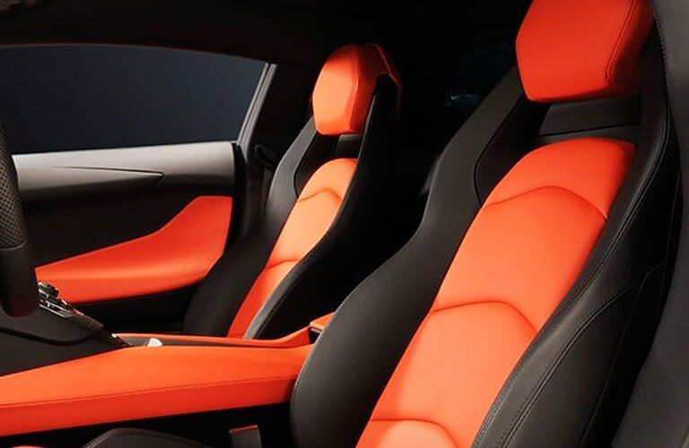 2017 Lamborghini Aventador Superveloce Roadster Red Interior Front Cabin