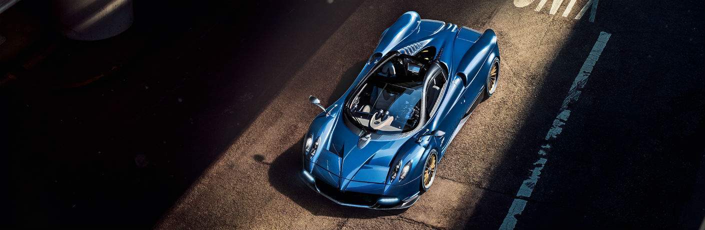 Pagani Huayra Roadster Exterior Roof Top Cabin Aerial View