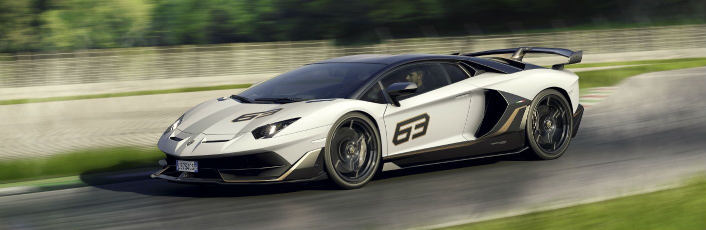 2019 Lamborghini Aventador SVJ Exterior Driver Side Front Profile