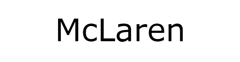 McLaren Text